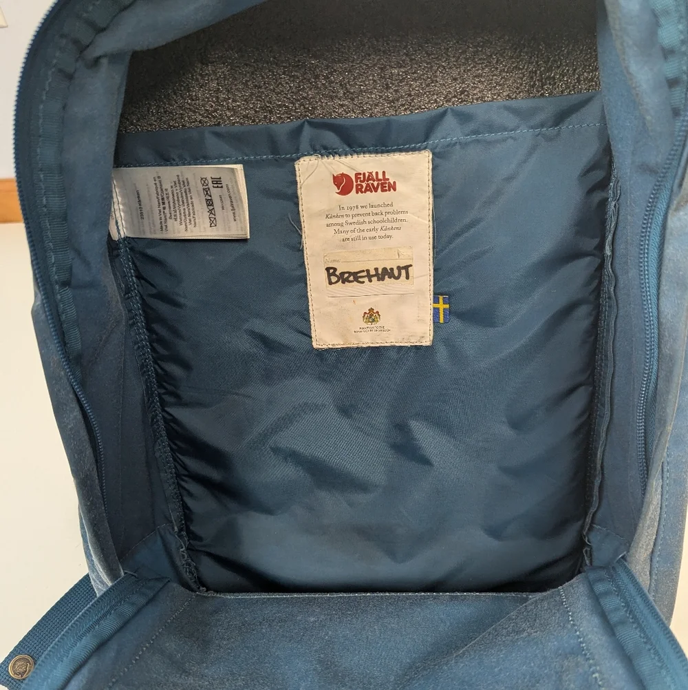 Fjallraven Classic Kånken Teal Backpack 16L